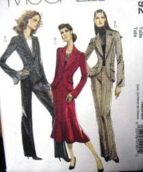 5192 LINED HOOK JACKET,LONGER FLARE SKIRT,PANTS PATTERN 6-20