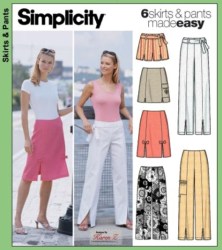 5202 CUTIE SLIT SKIRTS & PANTS IN LENGTHS EZ PATTERN 6-12