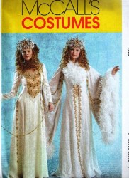 5206 SNOW QUEEN/MEDIEVAL ETHEREAL FLOOR GOWN PATTERN 6-12