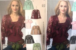 5236 LINED OR UNLINED SHRUGS, PULLOVER TOP PATTERN 4-10,12-20