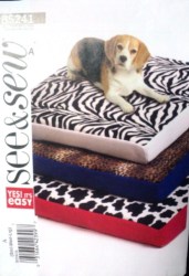 5241 EZ DOG/ PET BEDS PATTERN, SM, MED,LARGE