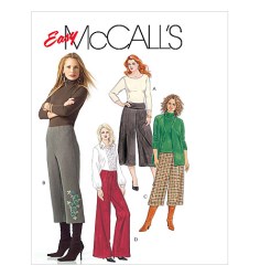 5251 LO RISE GAUCHO PANTS,PANTS LENGTHS PATTERN 12-18,18-24W