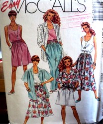 5271 BOXY SS-LS SHIRT,TANK TOP,SKIRT,PANTS,SHORTS PATTERN 10,12