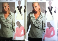 5272 MCCALLS LONGER WRAP TIE BLOUSE LENGTHS PATTERN 4-12,14-20 UNCUT