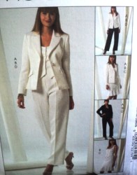 5280 MCCALLS LINED JACKET, VEST, FLOUNCE SKIRT, PANTS PATTERN 6-22 2 SZS
