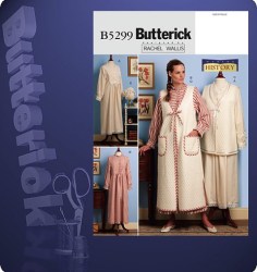 5299 EZ RENN NITEGOWN,VEST,ROBE,BONNET PATTERN XS-M,L-XL