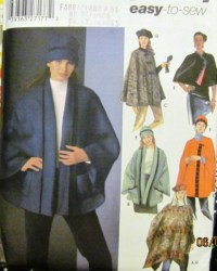5309 PONCHO, CAPES 2 LENGTHS, HATS PATTERN S-L 10-20