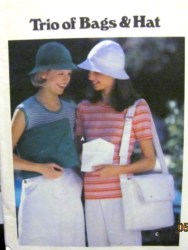 5337 BUCKET HAT, COIN, ENVELOPE  SHOULDER HANDBAGS SZS PATTERN
