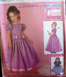 5339 DK LONG FLARE SKIRT,SS SKIRT LENGTHS,18''DOLL PATTERN 3-6