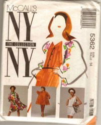 5362 NY NY TRAPEZE COAT DRESS, JACKET,TOPS,BOTTOMS PATTERN 8