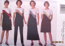 5413 EZ SS CONTRAST DRESS LENGTHS,TUNIC,BOTTOMS PATTERN 6-16