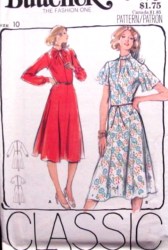 5416 CLASSIC 70S FLARE SS-LS DRESS PATTERN 10