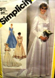5440 82 BRIDES/MAID SS-LS DRESS, TRAIN PATTERN 10