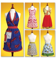 5474 FULL BODY APRONS,HALF APRONS POCKET OR NOT PATTERN S-L
