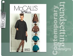 5480 MCCALLS SO RETRO LINED SWING JACKET, COAT PATTERN 14-20