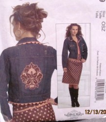 5489 A-SKIRT 2 LENGTHS,APPLIQUE FOR YOUR JACKET PATTERN 4-18