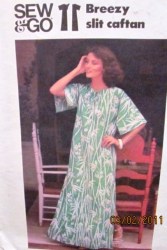 5492 LOOSE LONG STRT SS KIMONO CAFTAN PATTERN MED 12,14