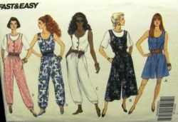 5510 SO EZ BLOUSON JUMPSUIT 4 LENGTHS,SS TOP PATTERN 6-16
