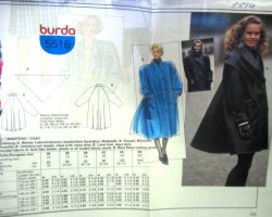 5516 LOVELY SWING COAT LENGTHS,SCARF PATTERN 10-20