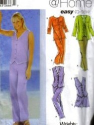 5565 SIMPLICITY CASUAL PANTS LENGTHS, SHORTS, TANK TOP EZ PATTERN 14-20