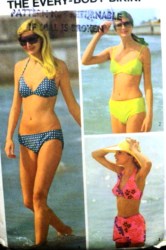 5576 SIMPLICITY 2 PIECE BIKINI BATHING SUIT PATTERN 12-14-16 ABC CHOICE