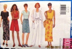 5577 BUTTERICK 2 HR EZ SKIRT LENGTHS, DRAWSTRING BOTTOMS PATTERN 6-10,12-16 UNCUT CHOICE