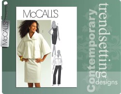 5596 MCCALLS COLLAR RETRO JACKET, DRESS, FLARE PANTS PATTERN 6-12,14-22