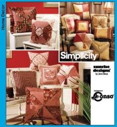 5605 SIMPLICITY SHAPED DECORATIVE DESIGNED PILLOWS PATTERN