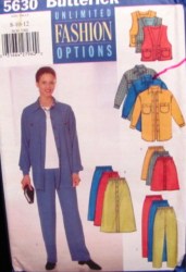 5630 EZ SHIRT,VEST, A-SKIRT LENGTHS,PANTS PATTERN 8-12,20-24