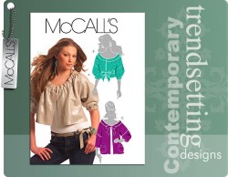 5634 MCCALLS BABY DOLL JACKET  MIDRIFF- WAIST LENGTHS PATTERN 4-12