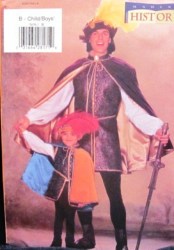 5656 BUTTERICK  MR OR BOY  RENN CAPE, DOUBLET, SHIRT, LEGGIN,  BOOT PATTERN 2-8 OR  XS-XL CHOICE