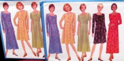 5690 3 HR SO EZ PULLOVER EMPIRE A-DRESS LENGTHS PATTERN 8-12