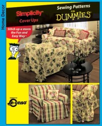 5699 SIMPLICITY EZ SHAPED PILLOWS, COUCH, CHAIR SLIPCOVERS PATTERN