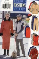 5700 ZIPPY JACKET, VEST,SKIRT,PANTS,HAT PATTERN 14-18,8-12