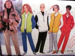 5702 BUTTERICK SO EZ ZIP JACKET, VEST,  PANTS PATTERN 6-10, 12-16 or 18-22 uncut choice