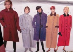 5703 EZ LINED FLARE COAT LENGTHS,DETACH COLLAR,CUFF PATTERN 14-18