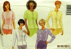 5704 EZ SS-LS PEPLUM TUCKS TOP EZ PATTERN 8-12,14-18,20-24