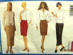 5706 2 HR STRAIGHT SKIRT 4 LENGTHS PATTERN 12-16,18-22