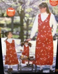 5708 MOM,DTR,18'' DOLL LONG EZ JUMPER PATTERN 6-18,2-8
