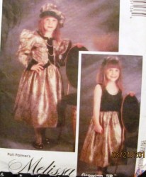 5713 GIRLS GLAMOROUS LINED JACKET,SLVLSS DRESS,TAM HAT PATTERN 8