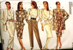 5728 LONG UNLINED JACKET,LS TOP,SKIRT,PANTS PATTERN 6-10