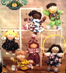 5741 BUTTERICK 16'' CPK 6 OUTFIT DRESS, SKIRT, ROMPER, JACKET, LEGGINGS PATTERN