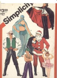 5742 SANTA, GENI, DRAC,BALLET, PIRATE 2-12, ADLT L,M, S PATTERN