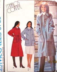 5759 77 RAGLAN COAT, CARCOAT, BELT, LINING OR NOT PATTERN 22-24
