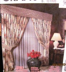 5778 MCCALLS BALLOON / PINCH PLEAT DRAPES, SWAG, CORNICE WINDOW PATTERN