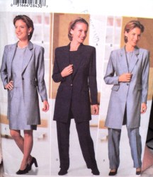 5789 EZ LONG JACKET, TOP, SHORT SKIRT, PANTS PATTERN 14-18
