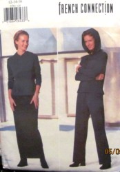 5790 EZ KNIT HOODIE TOP, LONG SKIRT, PANTS PATTERN 6-10, 12-16