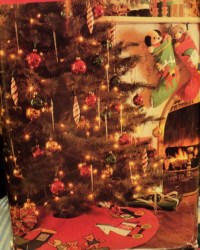 5802 BUTTERICK XMAS CARD HOLDER,  STOCKING, TREE SKIRT,  APPLIQUES PATTERN