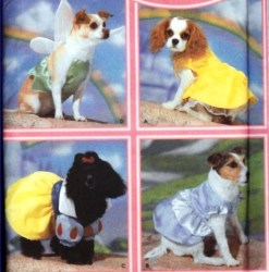 5838 DISNEY PRINCESS BELLE,SNO WHITE,CINDERELLA DOG PATTERN XS-M