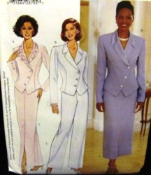 5883 BUTTERICK  FIT LINED JACKET, SKIRT LENGTHS,  PANTS PATTERN 14-18 UNCUT